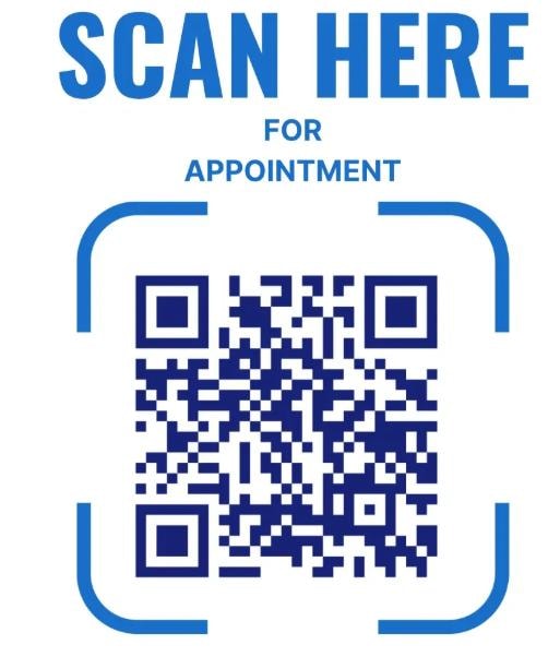 Scan to register for the Premier Medicine patient portal